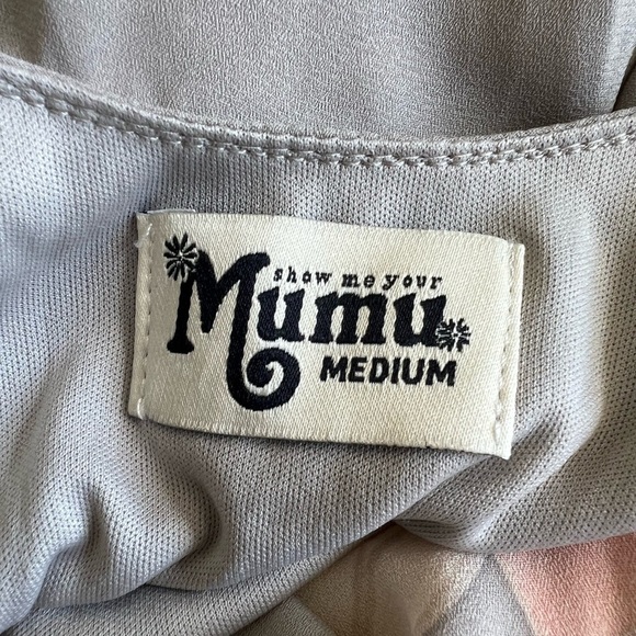 Show Me Your Mumu Caitlin Ruffle Maxi Dress in Lily Showers Size Medium - Picture 6 of 6